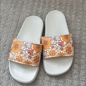 Vans Floral Slide Sandals